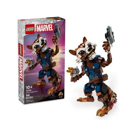 Lego לגו  76282 דמות פעולה של רוקט ובייבי גרוט למכירה , 2 image