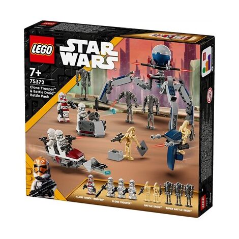 Lego לגו  75372 Clone Trooper Battle Droid & Battle Pack למכירה 