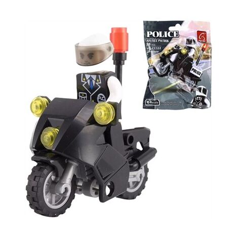 Ausini 23104 Police - Justice Patrol - Motorcycle 25 pcs למכירה , 2 image