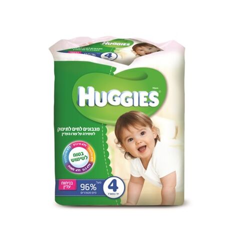 מגבונים Huggies לתינוק בניחוח עדין 4 * 72 יחידות למכירה , 2 image