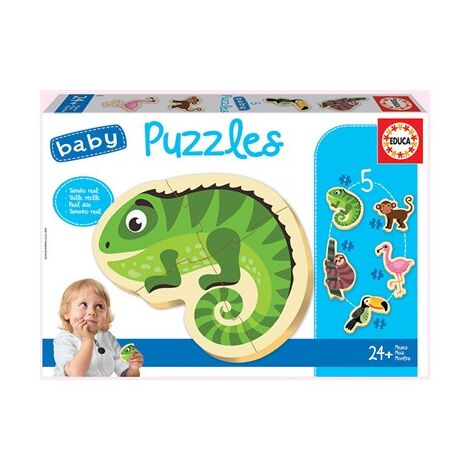 18587 Baby Puzzles Tropical animals Educa למכירה , 3 image