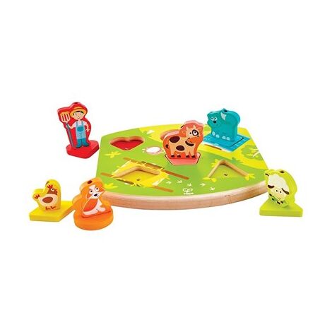 E1614 Farmyard Sound Puzzle Hape למכירה 
