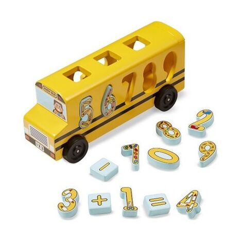 9398 אוטובוס התאמת מספרים Melissa & Doug למכירה , 2 image