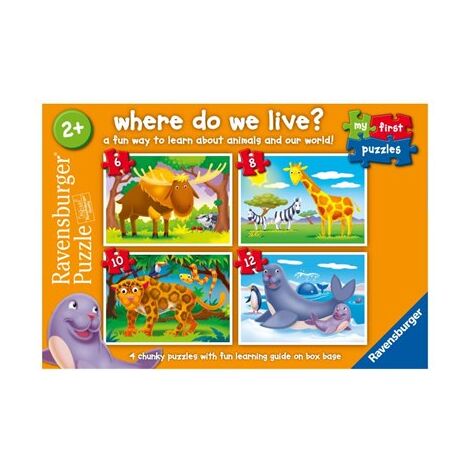 03058 Where Do We Live Ravensburger למכירה 