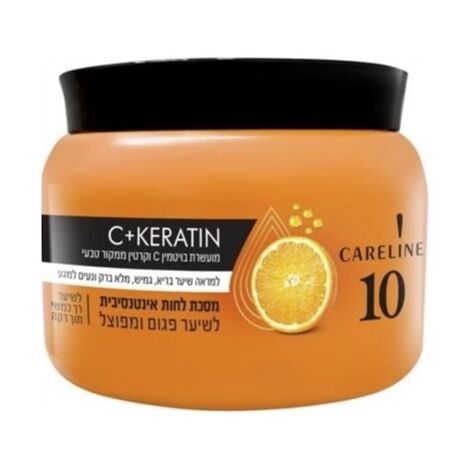 Careline קרליין 10 מסכת לחות אינטנסיבית לשיער פגום ומפוצל Careline 10 500 מ"ל למכירה , 2 image
