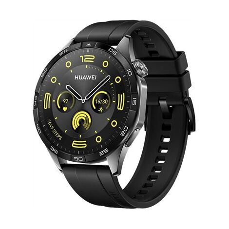 שעון חכם Huawei Watch GT 4 46mm Black Fluoroelastomer Strap וואווי למכירה , 2 image