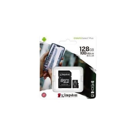 כרטיס זיכרון Kingston Canvas Select Plus SDCS2/128GB 128GB Micro SD UHS-I קינגסטון למכירה , 3 image