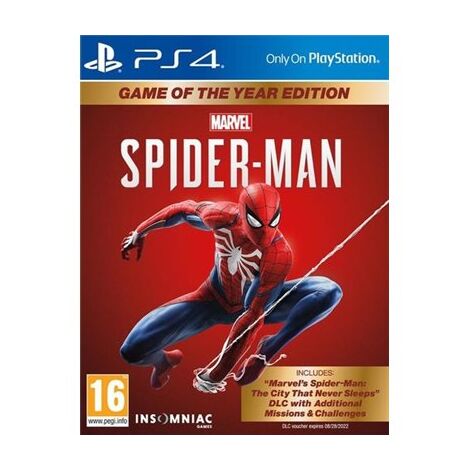 Marvel's Spider Man Game of the Year Edition PS4 למכירה 