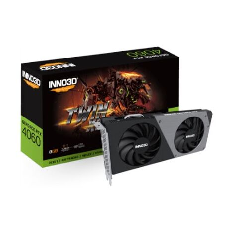 כרטיס מסך inno3D GeForce RTX 4060 Twin X2 N40602-08D6-173051N למכירה , 2 image
