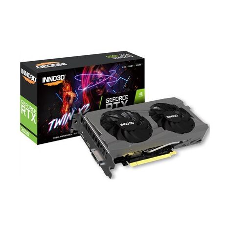 כרטיס מסך inno3D GeForce RTX 3050 Twin X2 N30502-08D6-1711VA41 למכירה , 2 image