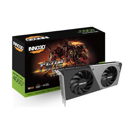 כרטיס מסך inno3D GeForce RTX 4060 Ti Twin X2N406T2-16D6-178055N למכירה 