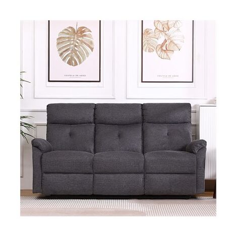 ספה תלת מושבית Home Decor ספה תלת מושבית עם שני הדומים דגם קרוליין למכירה , 2 image