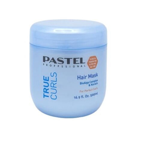 Pastel מסכת קרטין ללא מלחים לשיער מתולתל וגלי פסטל 500 מ''ל למכירה , 2 image