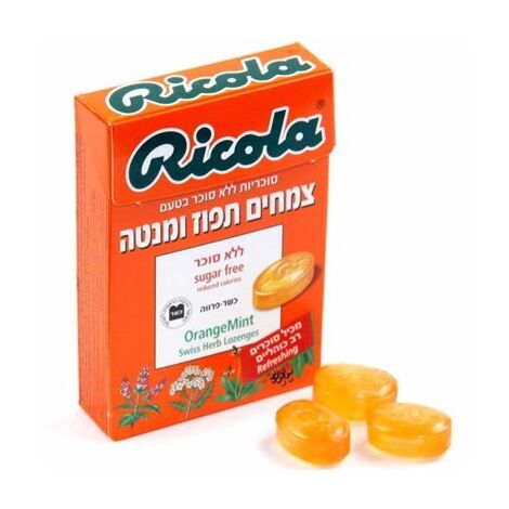 סוכריות תפוז ומנטה 50 גרם Ricola למכירה , 2 image