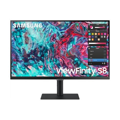 מסך מחשב Samsung ViewFinity S8 LS27B800TGUXEN 4K סמסונג למכירה 