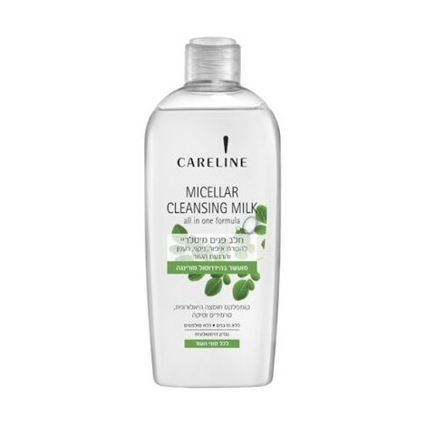 Micellar Cleansing Milk חלב פנים מיסלירי מורינגה 400 מ"ל Careline למכירה 