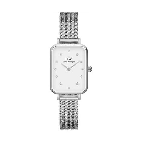 שעון יד  אנלוגי  לאישה Daniel Wellington Quadro Lumine Pressed Mesh DW00100597 למכירה 