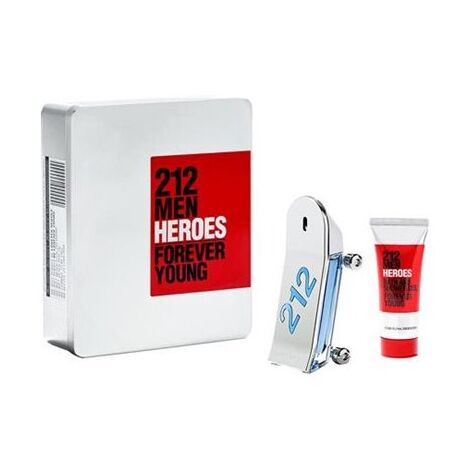 ערכת טיפוח Carolina Herrera 212 Heroes E.D.T 90ml + Shower Gel 100ml קרולינה הררה למכירה 