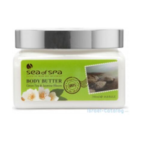 Green Tea & Jasmine Bloom Body Butter 350ml Sea of Spa למכירה 