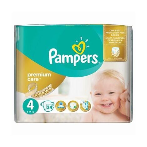 מכנסונים Pampers פרימיום 34 יחידות מידה 4 למכירה , 2 image
