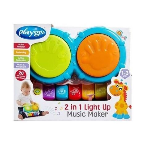כלי נגינה עם אורות 2 ב-1 PlayGro למכירה , 3 image
