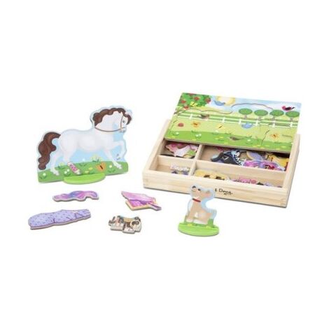 30323 Show Horse Magnetic Dress-Up Play Set Melissa & Doug למכירה , 2 image