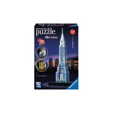 פאזל Chrysler Building 3D Puzzle 216 חלקים Ravensburger למכירה 