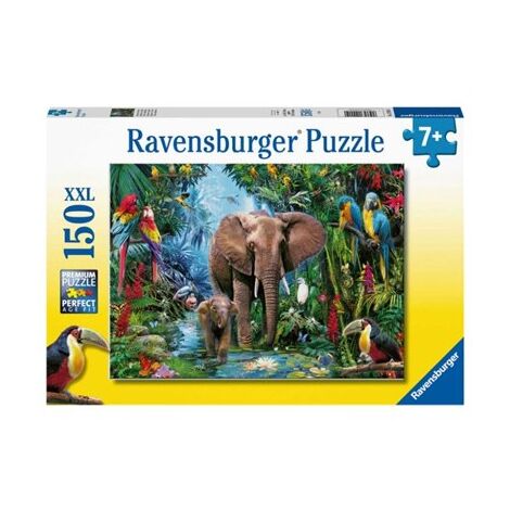פאזל Elephants in the jungle XXL 150 חלקים Ravensburger למכירה , 2 image