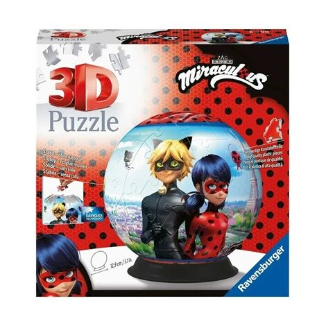 פאזל Miraculous Tales of Ladybug & Cat Noir 3D 72 11167 חלקים Ravensburger למכירה 