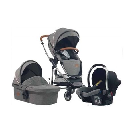 עגלה משולבת עגלה משולבת + סלקל דגם Venice BabyMichel למכירה , 2 image