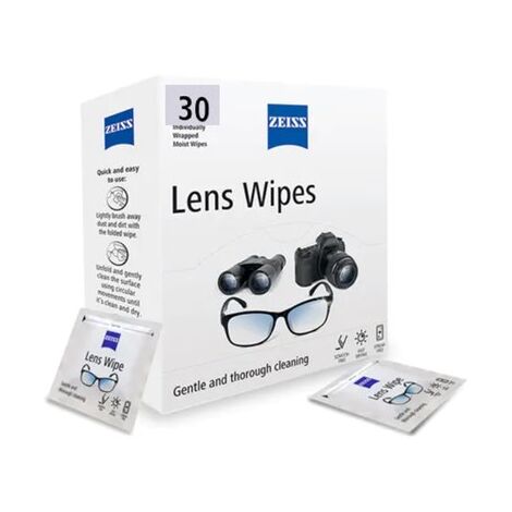 מגבונים Zeiss מגבונים לניקוי עדשות 30 יחידות למכירה 