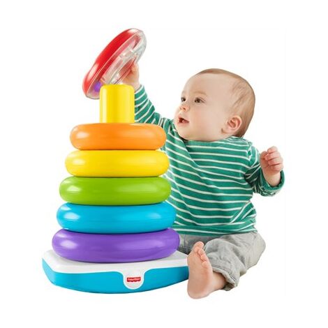 GJW15 מגדל טבעות ענק Fisher Price פישר פרייס למכירה , 3 image