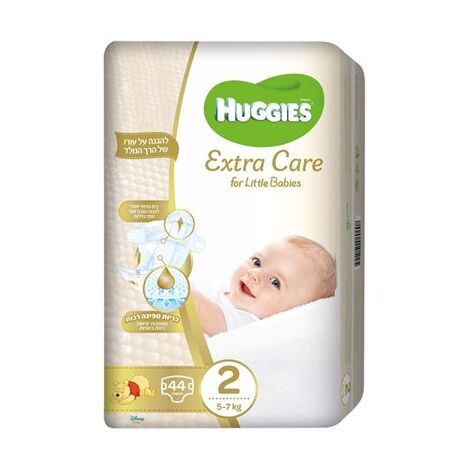 חיתולים Huggies ליטל בייביס 44 יחידות מידה 2 למכירה , 2 image
