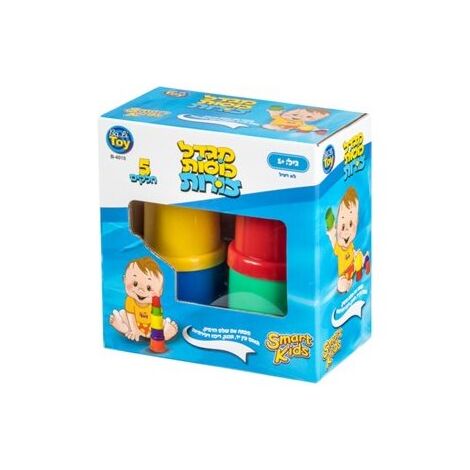 מגדל כוסות צורות 5 חלקים Ba Li Toy למכירה , 2 image