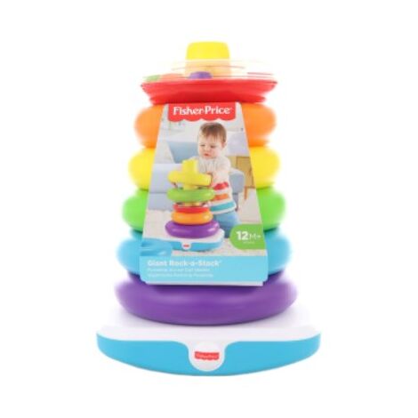 GJW15 מגדל טבעות ענק Fisher Price פישר פרייס למכירה , 4 image
