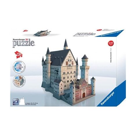 פאזל Neuschwanstein 3D Puzzle 216 חלקים Ravensburger למכירה , 2 image