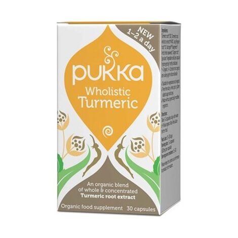 כורכום הוליסטי 60 כמוסות Pukka למכירה , 2 image