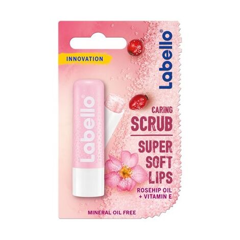 Labello Lip Balm Caring Scrub Wild Rose למכירה 