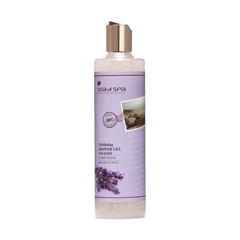 סבון Sea Of Spa Exfoliating Shower Gel with Loofah - Lavender 400ml למכירה , 2 image