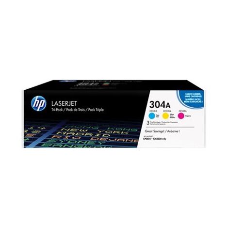 טונר HP 304A CF372AM Pack 3pck CC5331/2/3 למכירה , 2 image
