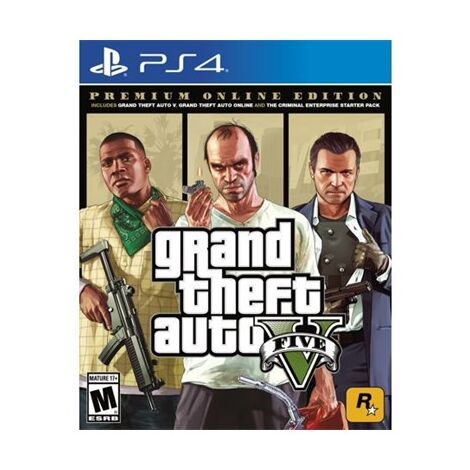 Grand Theft Auto V - Premium Online Edition PS4 למכירה 