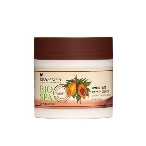 Body Papaya Cream Natural Minerals 250ml Sea of Spa למכירה 