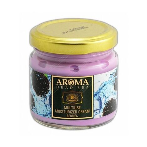 Multi Use Blackberry Moisturizer Cream 100ml Aroma Dead Sea למכירה 