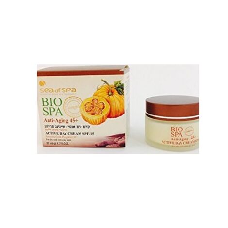 Anti Aging Day Cream Dead Sea Minerals & Pumpkin Oil SPF15 50ml Sea of Spa למכירה , 2 image