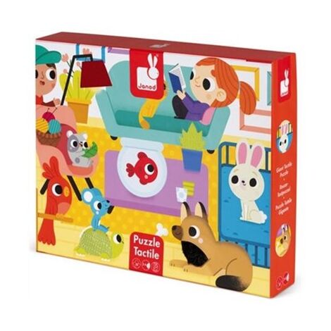 פאזל Janod J02686 Tactile Puzzle Pets 20 Piece למכירה , 2 image