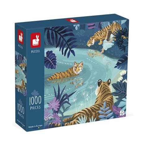 פאזל Janod J02511 Tiger Gathering 1000 pieces למכירה , 2 image