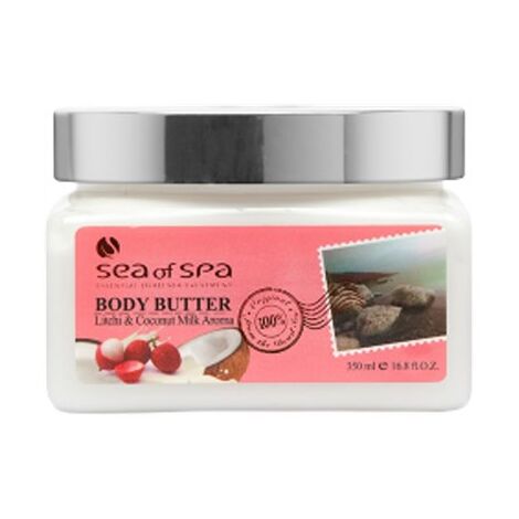 Litchi & Coconut Milk Aroma Body Butter 350ml Sea of Spa למכירה , 2 image
