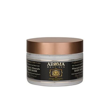 Aroma Dead Sea מסכת שיער מועשרת במינרלים ופרוטאין 600 מ"ל למכירה 