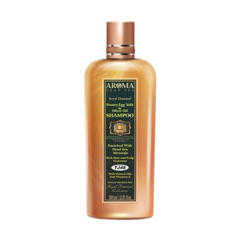 Aroma Dead Sea שמפו דבש חלמונים ושמן זית לשיער פגום 380 מ"ל למכירה , 2 image