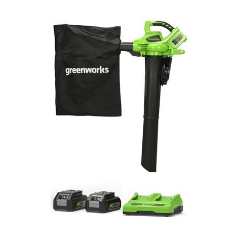 מפוח שואב עלים 99718/2 Greenworks למכירה 